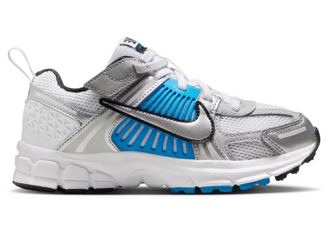 Nike Vomero 5 PS 'White Light Photo Blue Black Metallic Silver' Pre School Sneaker by Nike