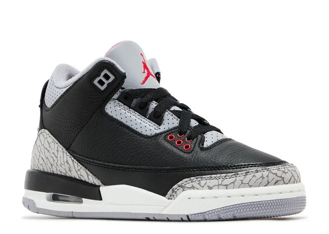 Nike Air Jordan 3 Retro OG GS 'Black Cement' 2024 Grade School Sneaker by Air Jordan