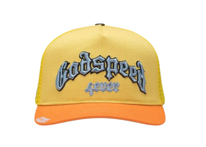Godspeed New York GS Forever Trucker Hat Cool Grey – Classic Streetwear Cap for Urban Style