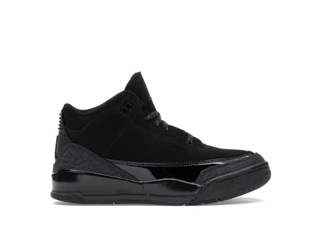 Nike Air Jordan 3 Retro PS 'Black Cat' 2025 Pre School Sneakers by Air Jordan