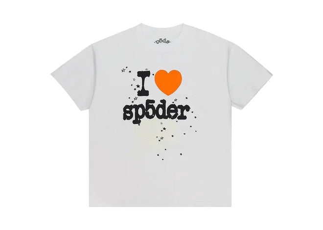 Sp5der white souvenir t-shirt "White" by Sp5der