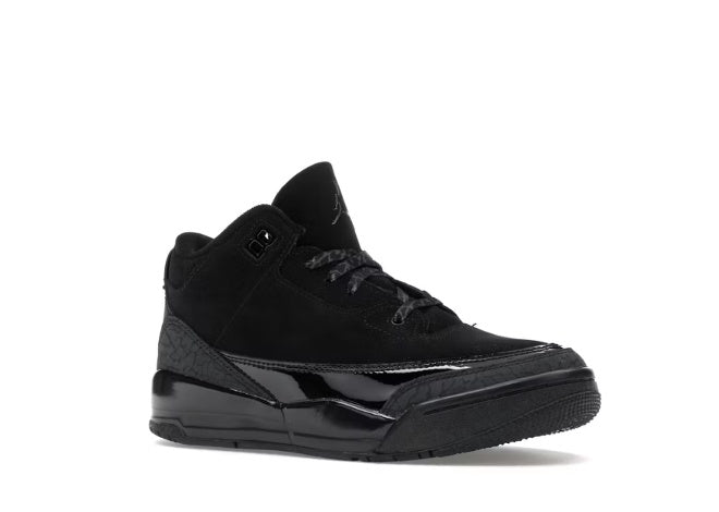 Nike Air Jordan 3 Retro PS 'Black Cat' 2025 Pre School Sneakers by Air Jordan