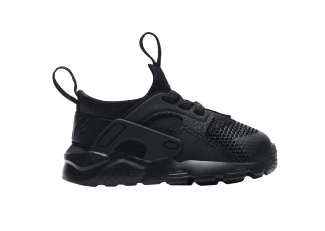 Nike Huarache Run Ultra infants black sneaker.