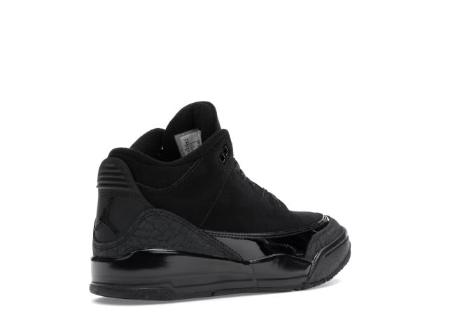 Nike Air Jordan 3 Retro PS 'Black Cat' 2025 Pre School Sneakers by Air Jordan