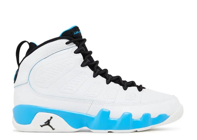 Air Jordan 9 GS Summit White Black University Blue kids sneaker
