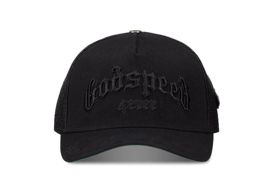 Godspeed Forever Trucker Hat ‘VANTA Black’ by Godspeed