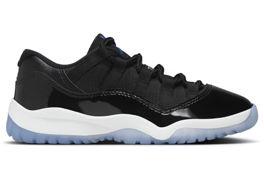 Jordan 11 Retro Low Preschool Black Varsity Royal White sneaker