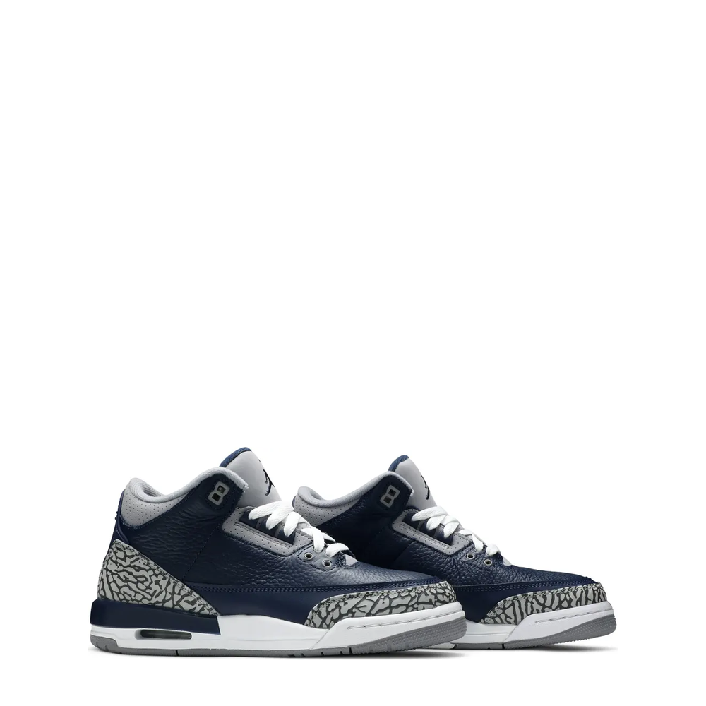 Air Jordan 3 Retro (GS) 'Midnight Navy/White' sneaker, alternate view 8