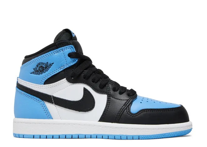 Air Jordan 1 High PS University Blue Black White preschool sneaker FD1412-400