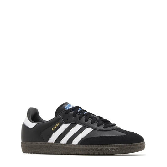 Adidas Samba (GS) 'Black And White' - 75% Scale - Angle 2