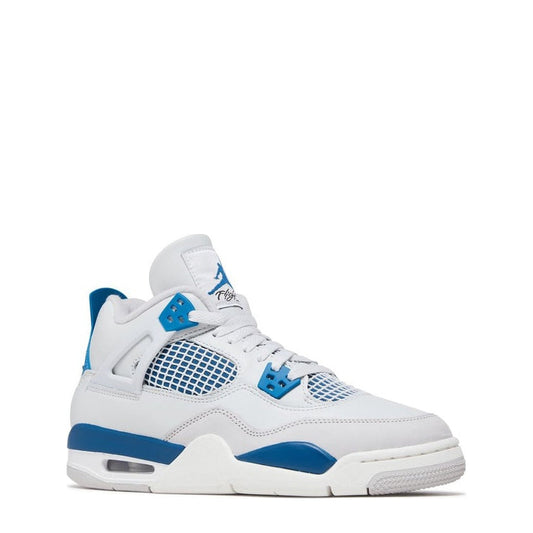 Air Jordan 4 Retro (GS) 'Military Blue' - 75% Scale - Angle 2