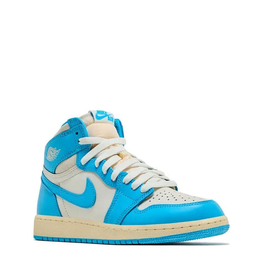 Air Jordan 1 Retro High OG (GS) 'Dark Powder Blue' - 75% Scale - Angle 2