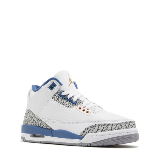 Air Jordan 3 (GS) 'White Metallic Copper' - 75% Scale - Angle 2