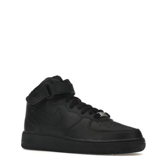 Nike Air Force 1 Mid (GS) 'Black' - 75% Scale - Angle 2