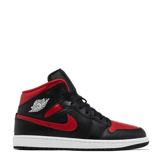 Air Jordan 1 Mid 'Bred Twist' - 85% Scale - Angle 2