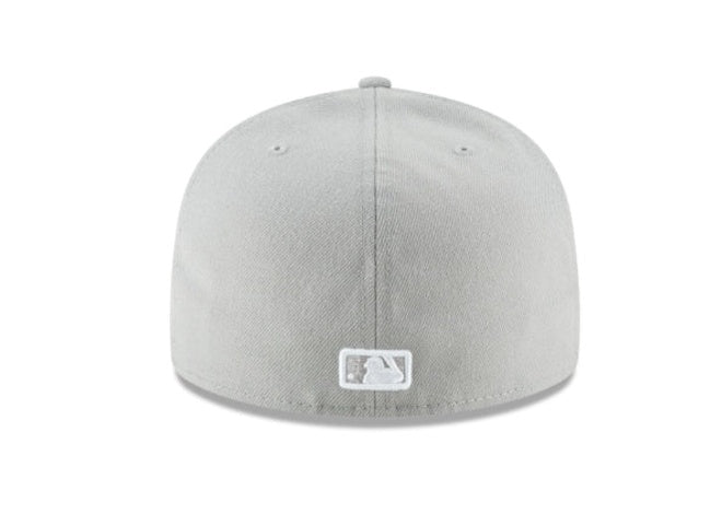 New York Yankees Gray Basic 59FIFTY Fitted 'Light Gray And White'