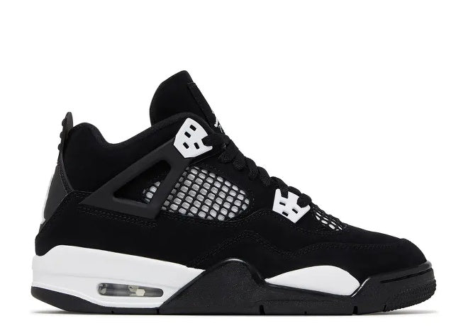 Air Jordan 4 GS Black White kids sneaker FQ8213-001