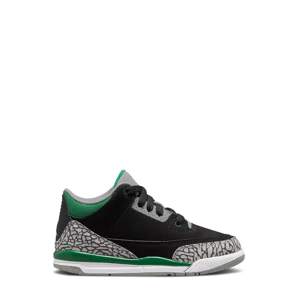 Air Jordan 3 Retro (PS) 'Pine Green' sneaker, side view