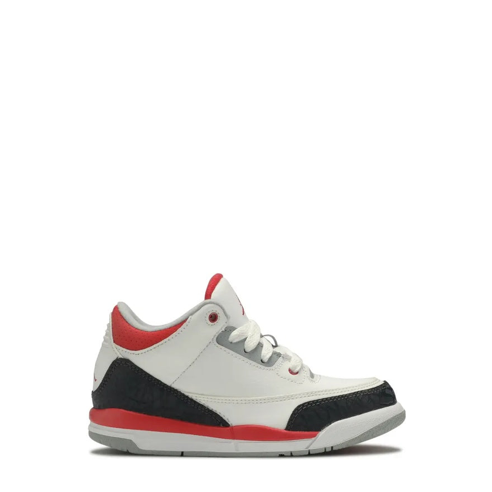 Air Jordan 3 Retro (PS) 'Fire Red' sneaker, side view