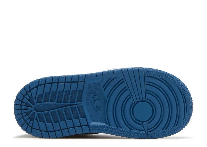 Air Jordan 1 High OG TD 'Marina Blue Black' Infant Toddler Sneaker