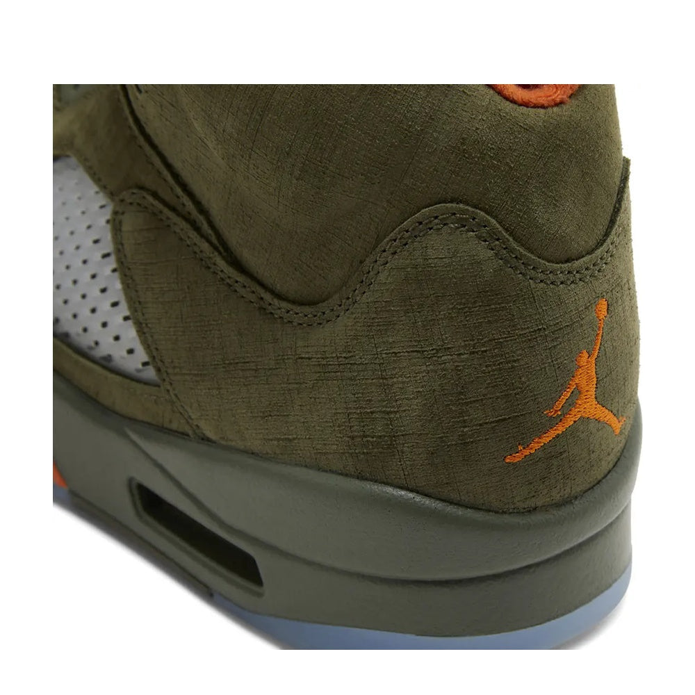Air Jordan 5 Retro 'Olive' sneaker, alternate view 11