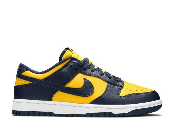 Nike Dunk Low Varsity Maize Midnight Navy mens sneaker.