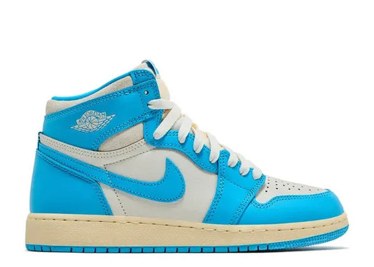 Jordan 1 Retro High OG GS Dark Powder Blue Sail basketball shoes
