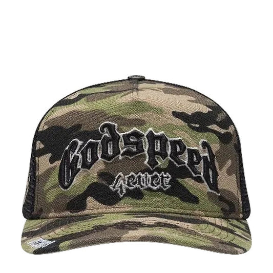 Godspeed Hats 'Green Black' - 85% Scale - Angle 2