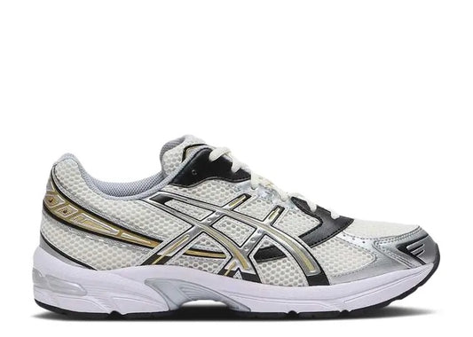 ASICS Gel 1130 Cream Black Silver mens running shoe, side view