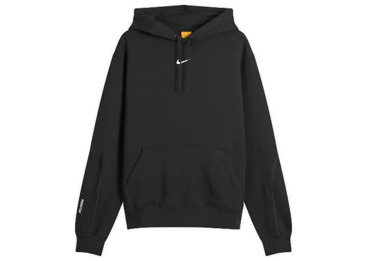 Black Nike NOCTA mens athletic hoodie with white swoosh logo on chest and NOCTA text on sleeve.