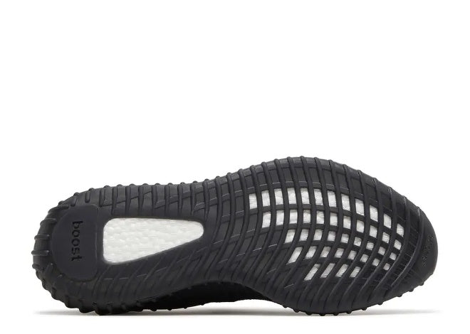 Adidas YEEZY BOOST 350 V2 ONYX sneaker outsole, black with white Boost midsole, mens HQ4540.