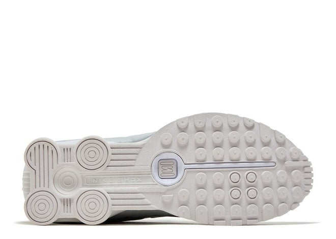 Nike Shox R4 'White Metallic Silver' 2024