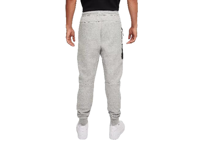 Nike Mens Athletic Grey Tech Fleece Pants, back view.