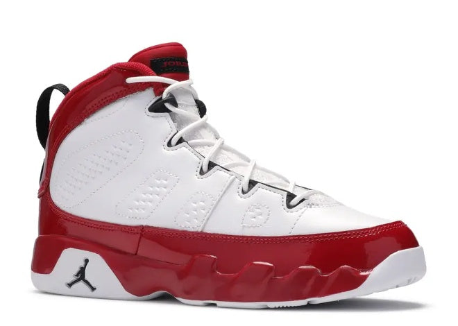 Jordan 9 Retro PS White Gym Red kids basketball shoes