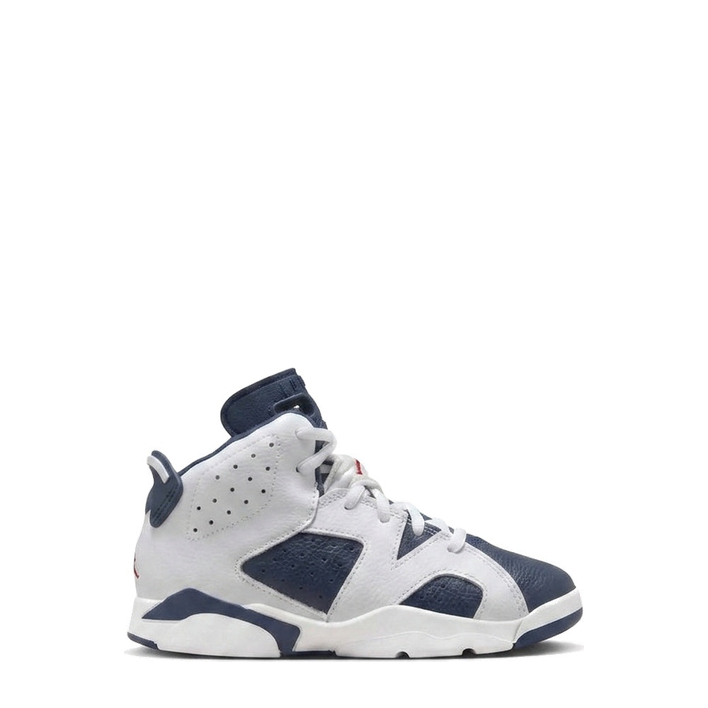 Air Jordan 6 Retro (PS) 'White Varsity Red' sneaker, side view