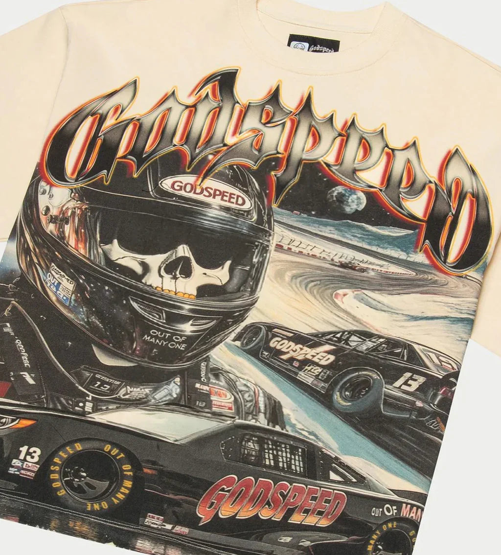 Godspeed Le Dernier Tee Bone Men’s – Premium Streetwear T-Shirt, Exclusive Graphic, Timeless Bone Color