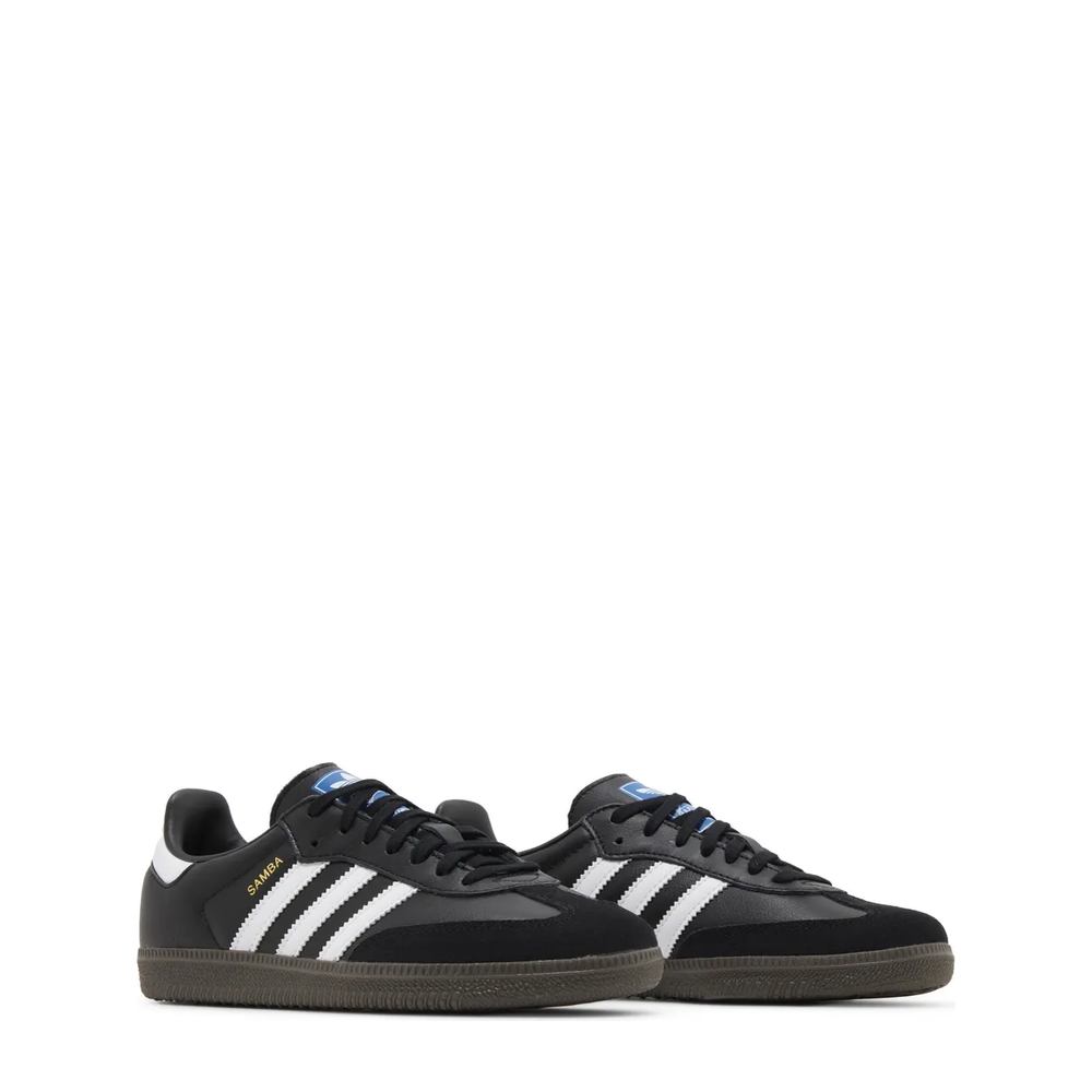 Adidas Samba OG (GS) 'Black And White' - 75% Scale - Angle 8