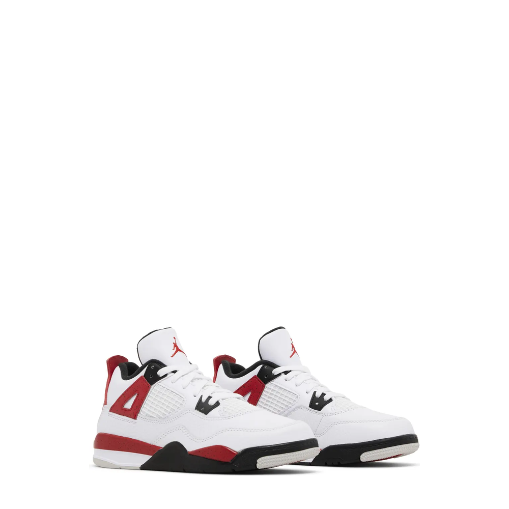 Air Jordan 4 Retro (PS) 'White Fire Red' sneaker, alternate view 10