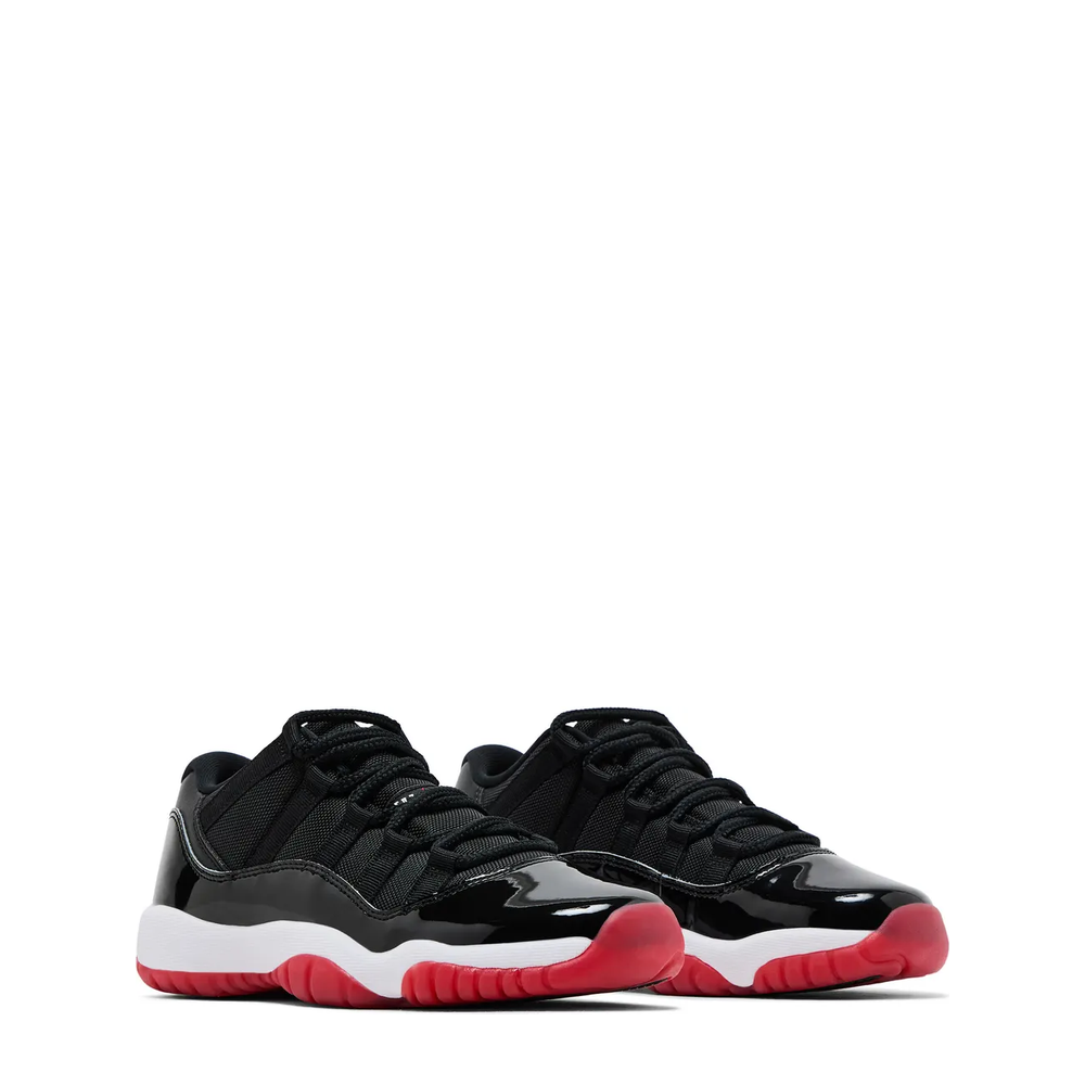 Air Jordan 11 Retro Low (GS) 'Bred' sneaker, alternate view 9