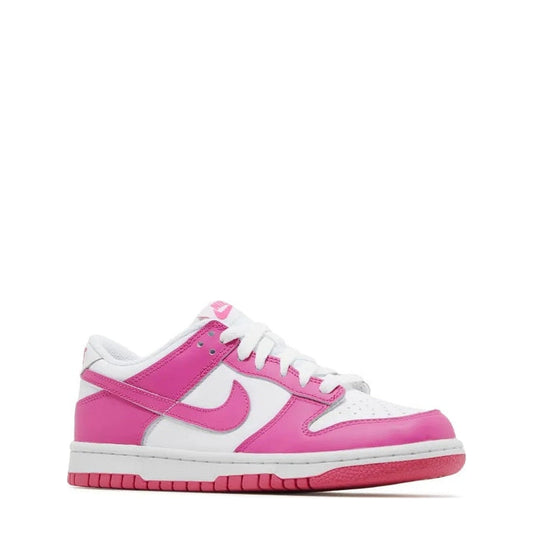 Nike Dunk Low (GS) 'Laser Fuchsia' - 75% Scale - Angle 2