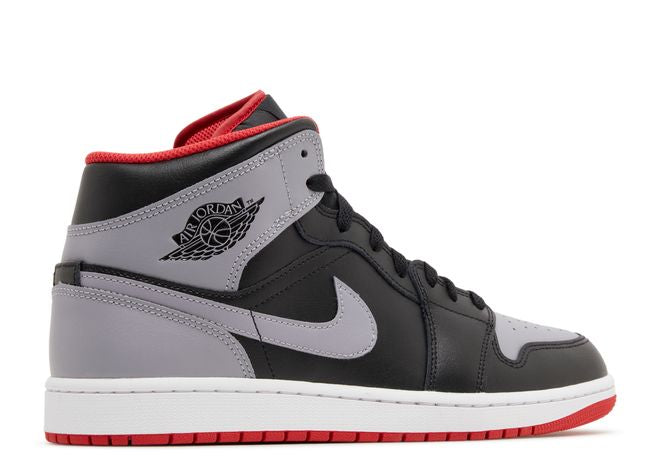 NIKE JORDAN 1 MID " BRED SHADOW "