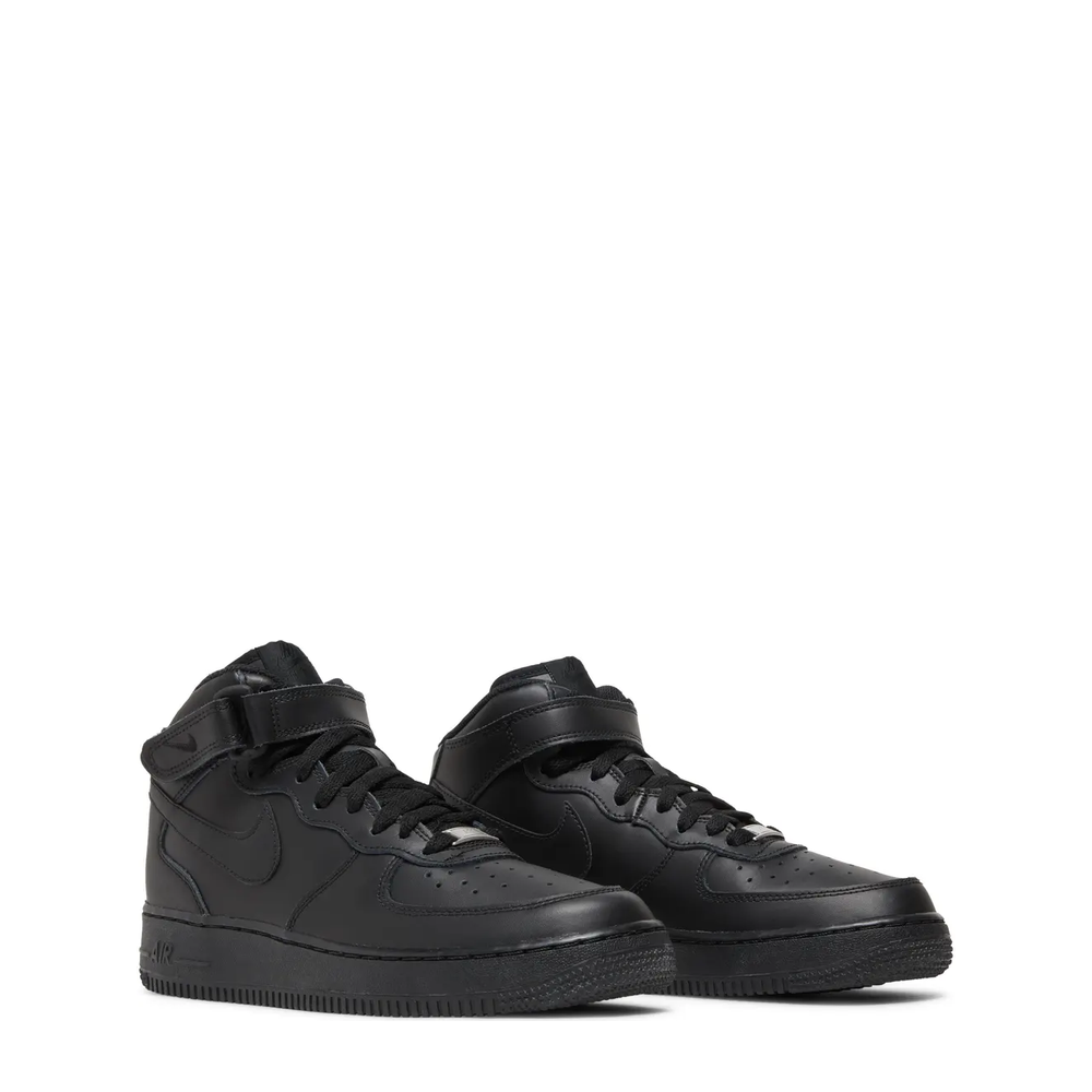 Nike Air Force 1 Mid (GS) 'Black' sneaker, alternate view 10