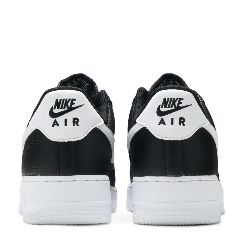 Nike Air Force 1 '07 'Black/White' sneaker, alternate view 8