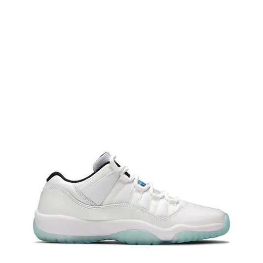 Air Jordan 11 Low (GS) 'White/Legend Blue-Black' - 75% Scale - Angle 2