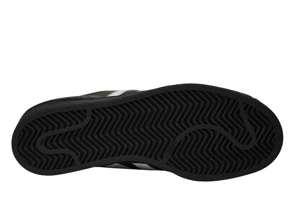 ADIDAS SUPERSTAR JUNIOR "Core Black/Cloud White/Metallic Gold"