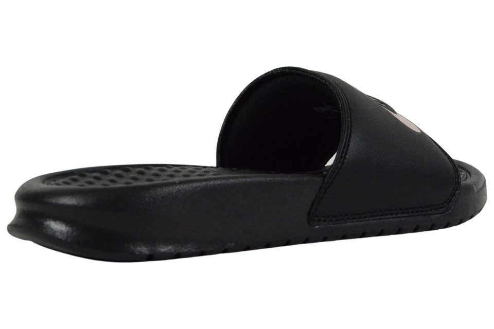 NIKE WMNS BENASSI JDI "BLACK/ROSE GOLD"