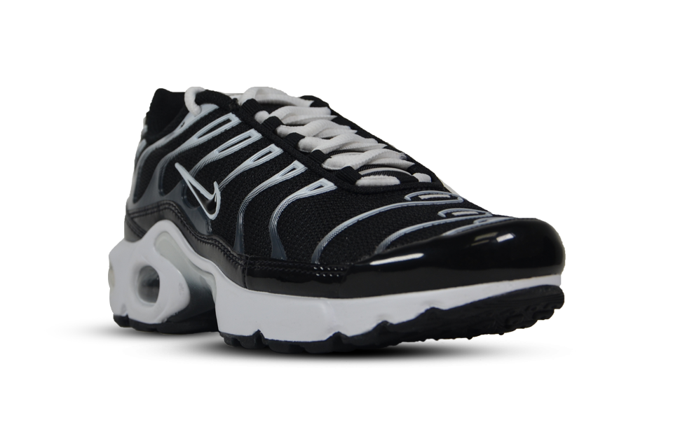NIKE AIR MAX PLUS (GS) "Black/White-Anthracite"