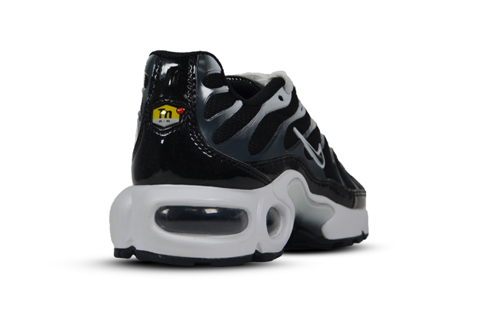 NIKE AIR MAX PLUS (GS) "Black/White-Anthracite"