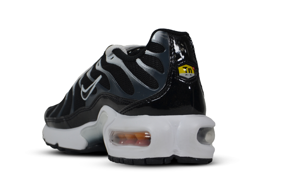 NIKE AIR MAX PLUS (GS) "Black/White-Anthracite"