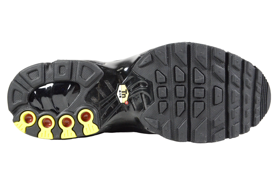NIKE AIR MAX PLUS (GS) "TRIPLE BLACK"